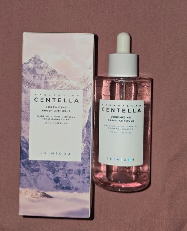 Centella pore minimizing ampule