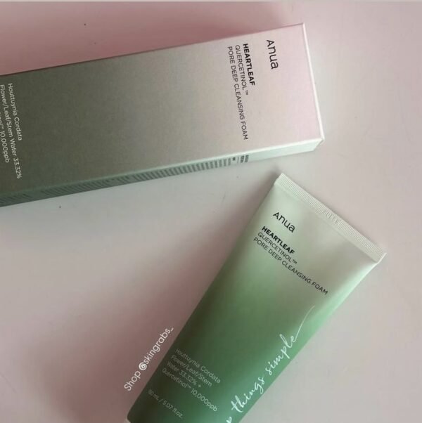 Anua heartleaf cleansing foam face wash - Image 3